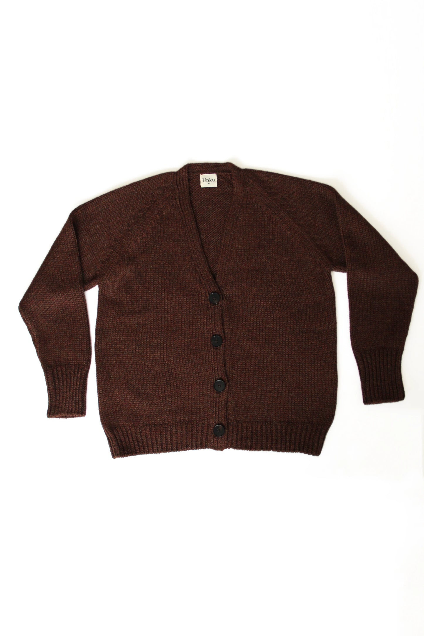 Baby Alpaca Chunky Cardigan · Brown