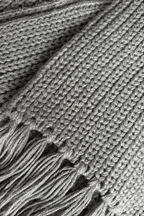 Baby Alpaca Scarf · Light Gray