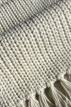 Baby Alpaca Scarf · Cream