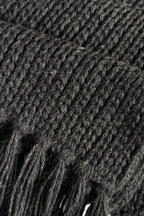 Baby Alpaca Scarf · Charcoal Gray