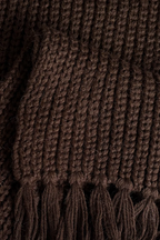 Baby Alpaca Scarf · Chocolate Brown