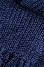 Baby Alpaca Scarf · Sapphire Blue