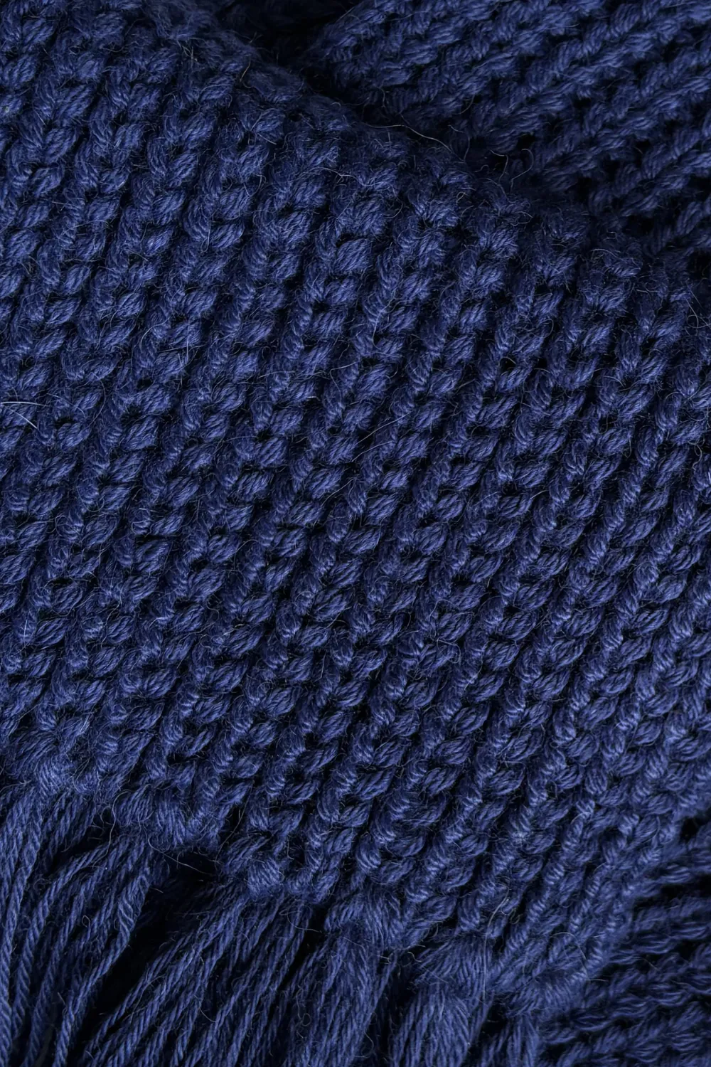 Baby Alpaca Scarf · Sapphire Blue