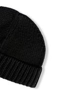 Baby Alpaca Beanie · Black