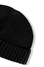 Baby Alpaca Beanie · Black