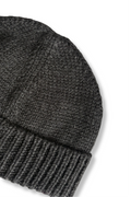 Baby Alpaca Beanie · Charcoal Gray