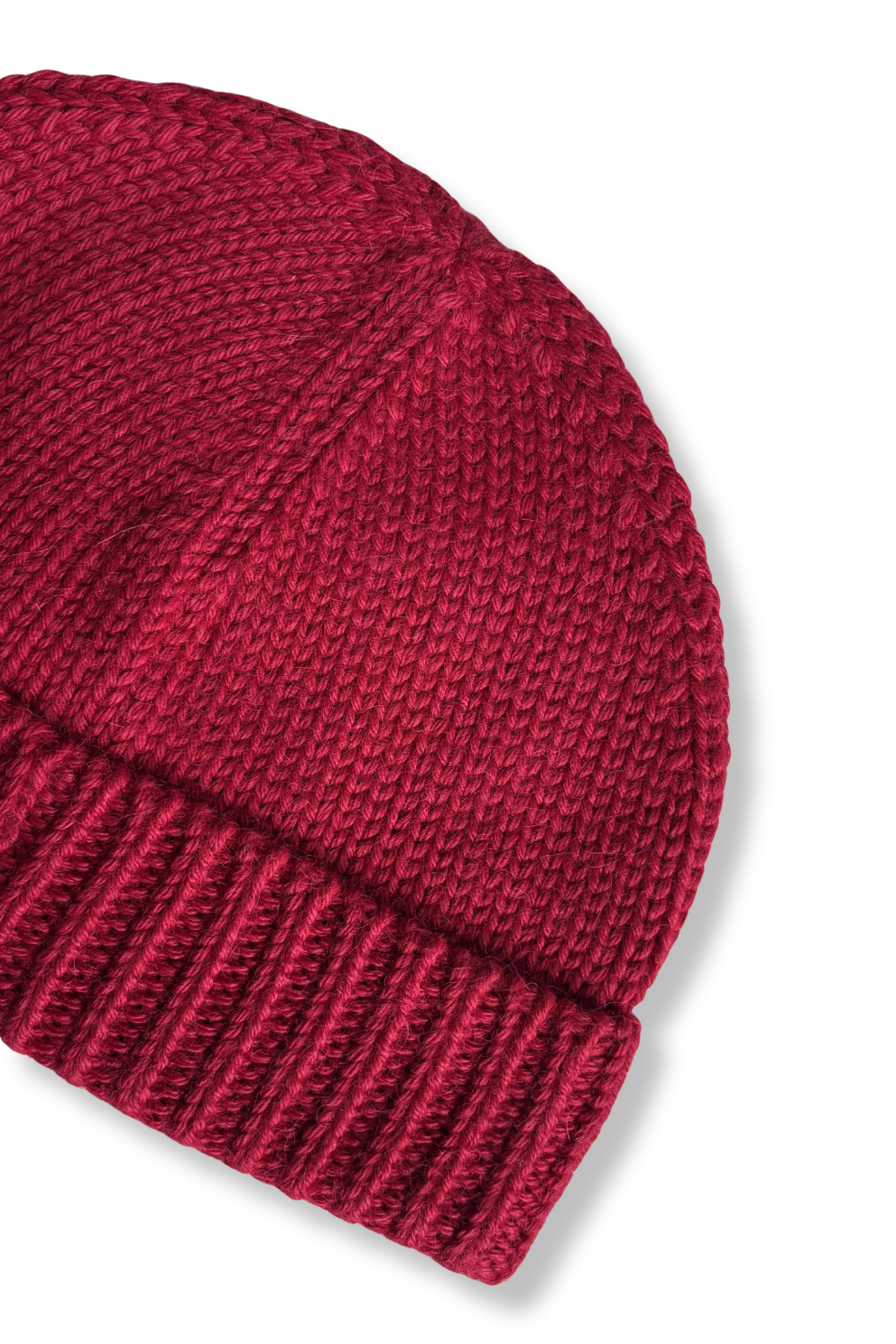 Baby Alpaca Beanie · Fuchsia