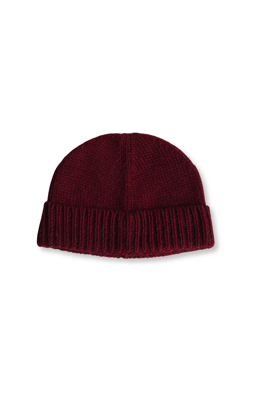 Baby Alpaca Beanie · Burgundy