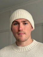 Baby Alpaca Beanie · Cream