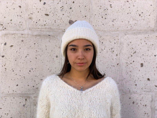Beanie White