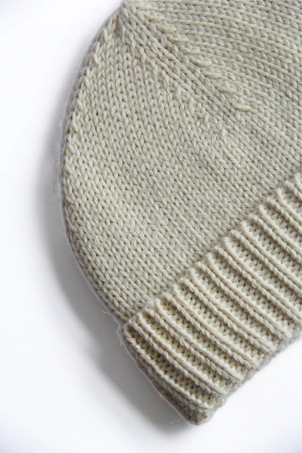 Baby Alpaca Beanie · Cream