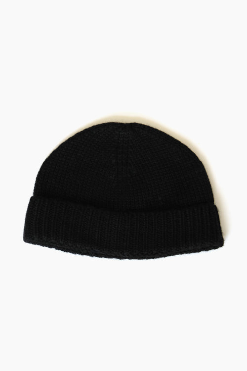 Baby Alpaca Beanie · Black