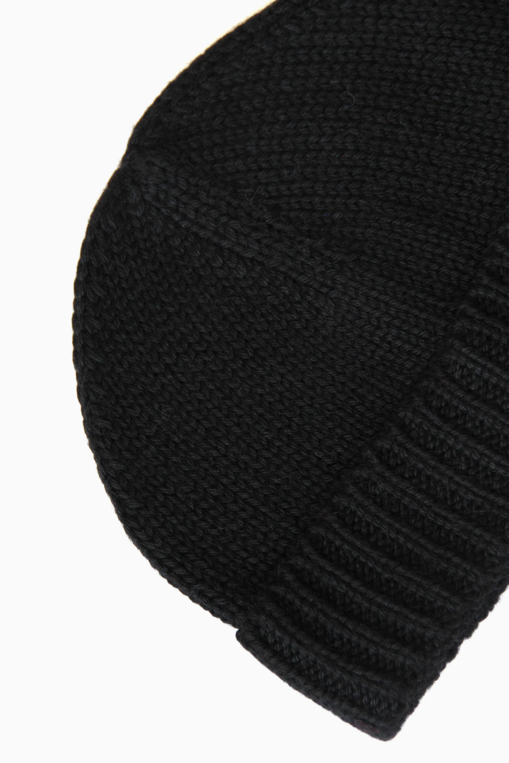 Baby Alpaca Beanie · Black