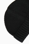 Baby Alpaca Beanie · Black