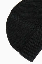 Baby Alpaca Beanie · Black