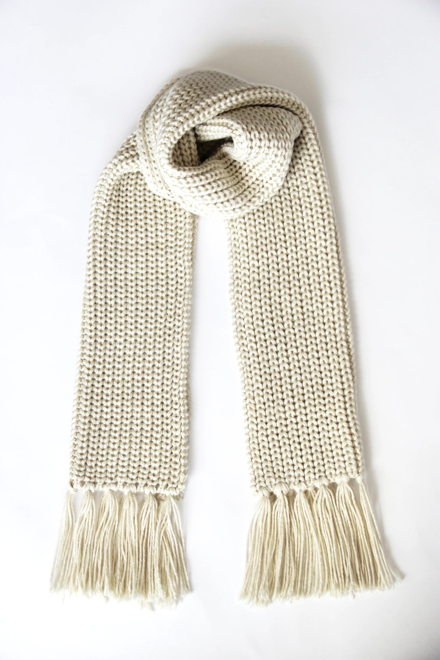 Baby Alpaca Scarf · Cream