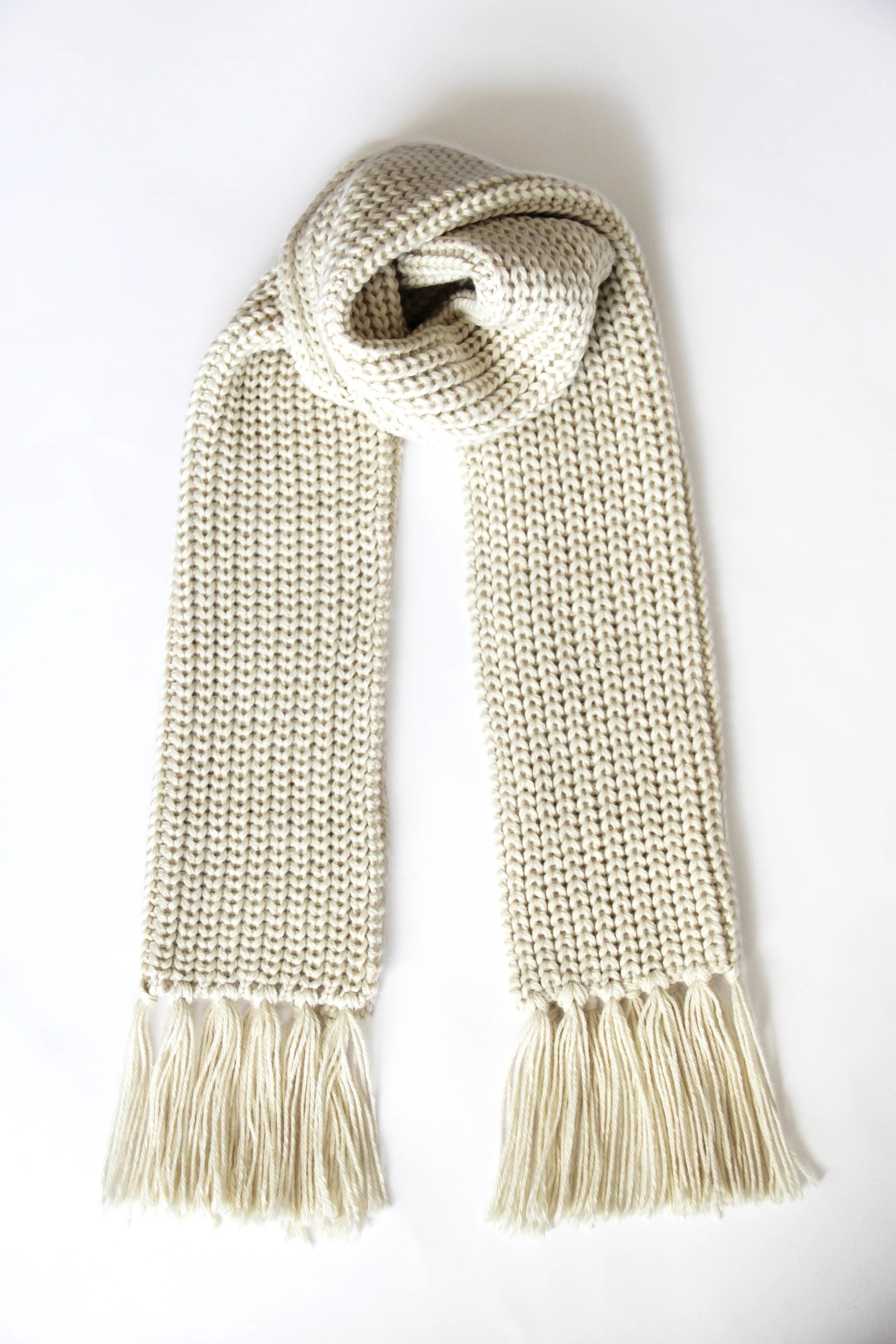 Baby Alpaca Scarf · Cream