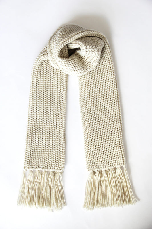 Baby Alpaca Scarf · Cream