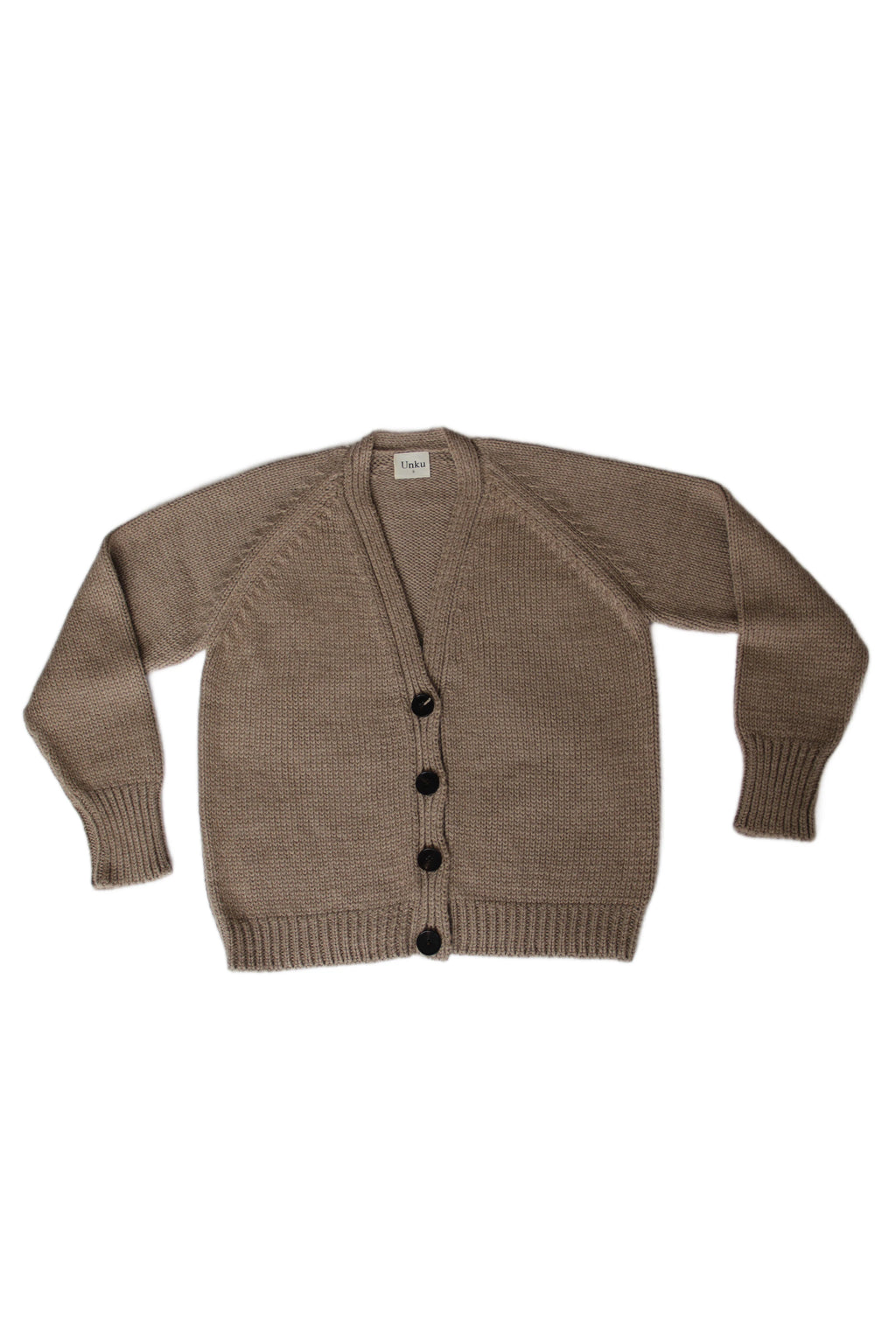 Baby Alpaca Chunky Cardigan · Beige