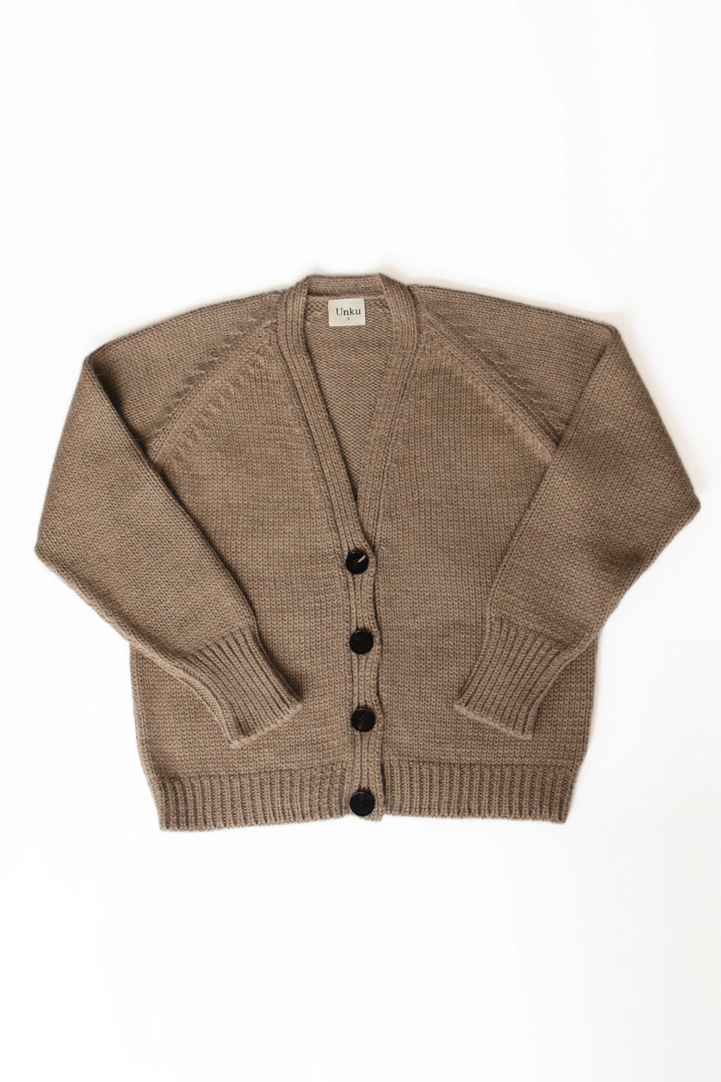 Baby Alpaca Chunky Cardigan · Beige
