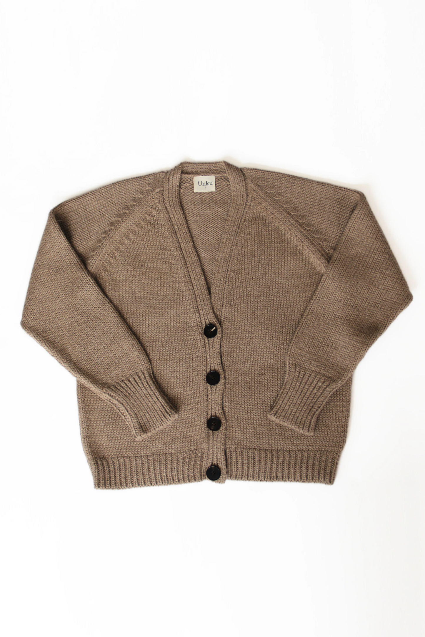 Baby Alpaca Chunky Cardigan · Beige