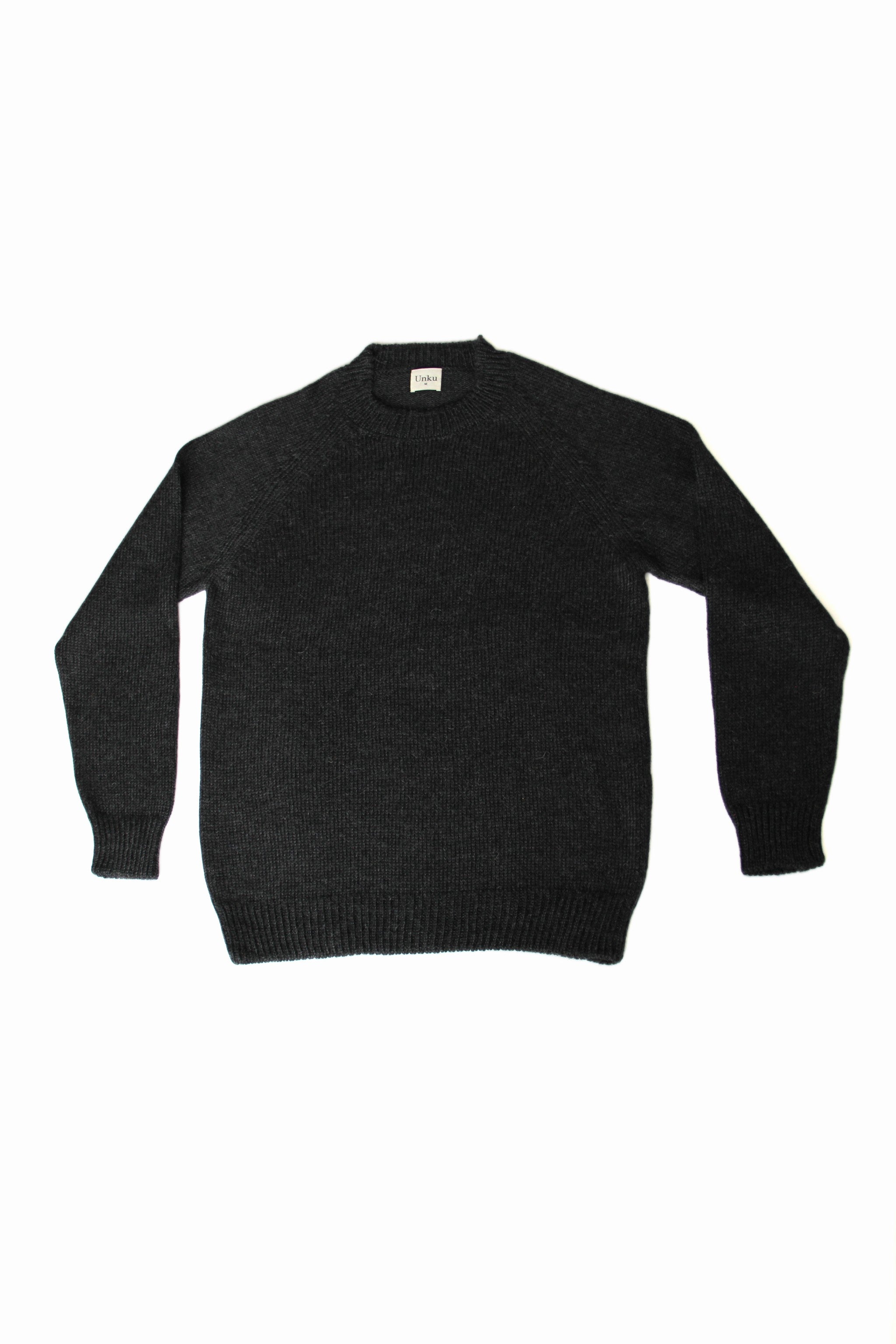 Baby Alpaca Sweater · Charcoal