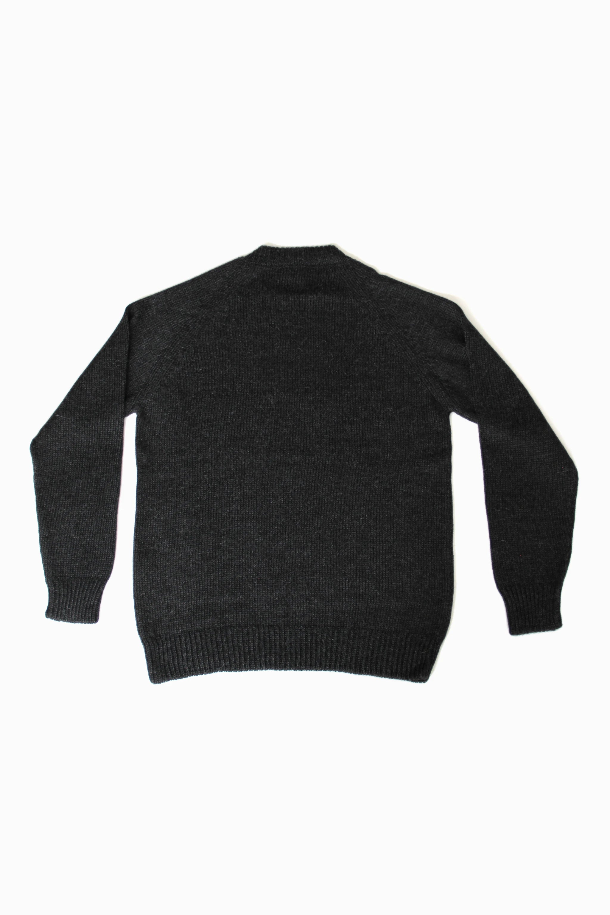 Baby Alpaca Sweater · Charcoal
