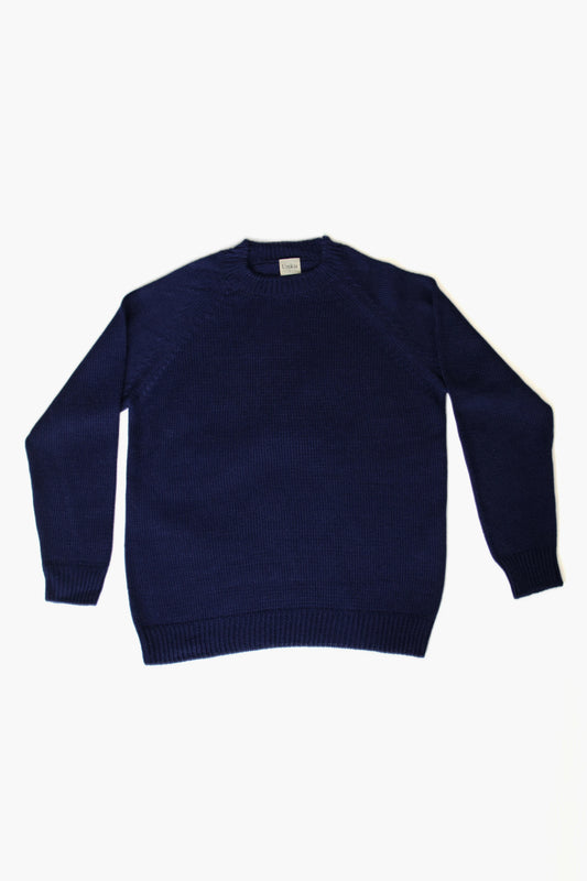 Baby Alpaca Sweater · Blue