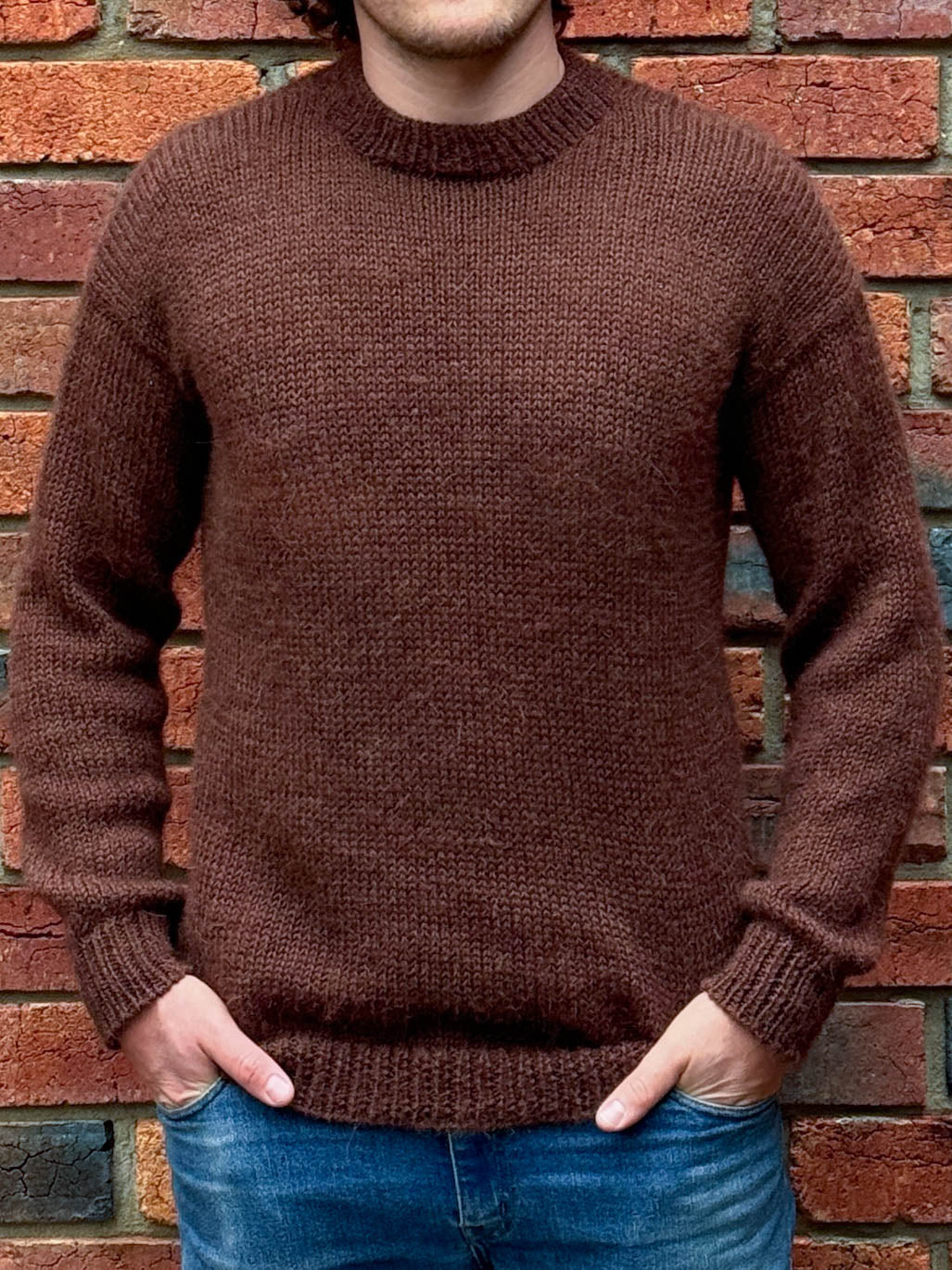 Andes Crew Knit Chocolate