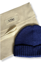 Baby Alpaca Beanie · Sapphire Blue