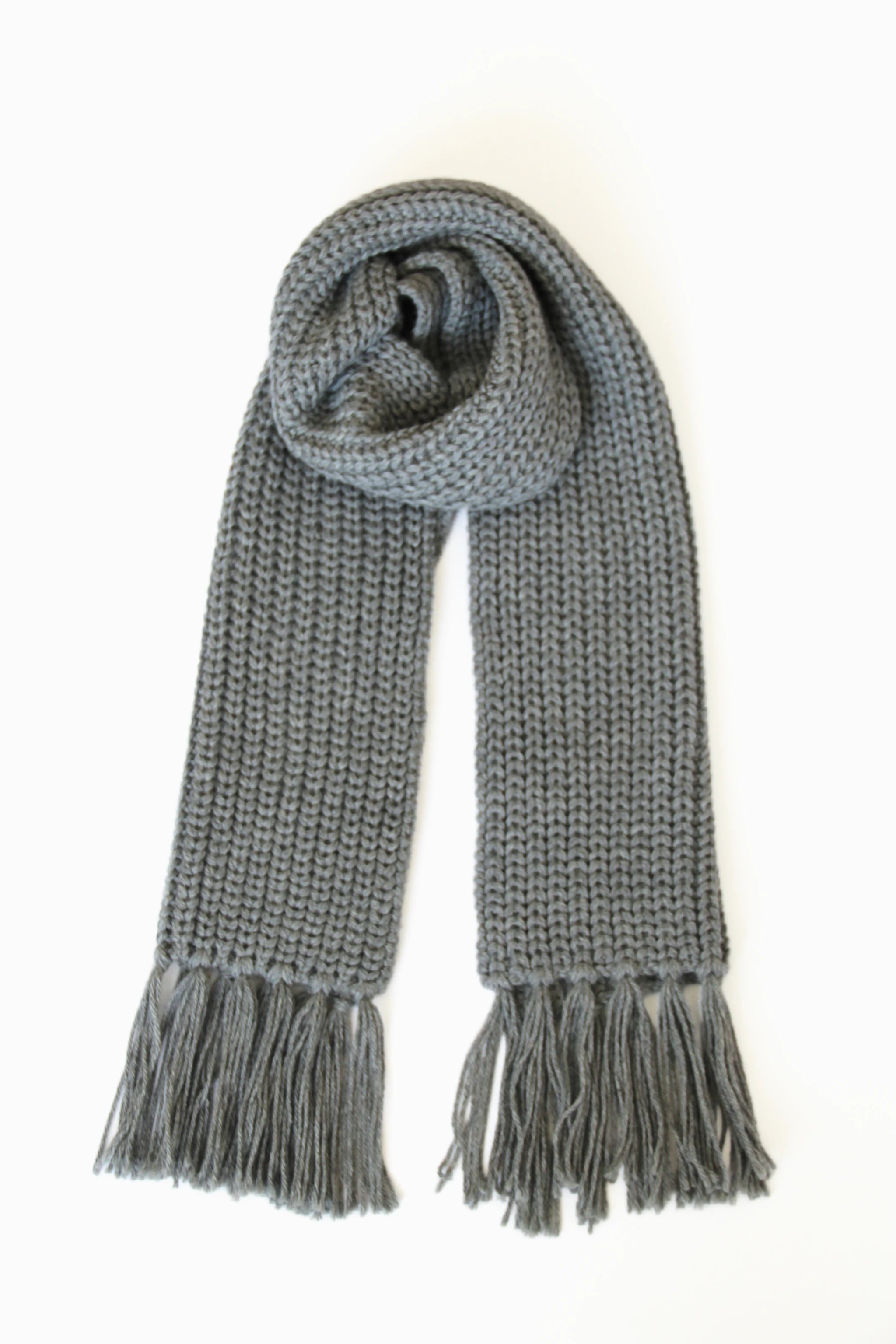 Baby Alpaca Scarf · Light Gray
